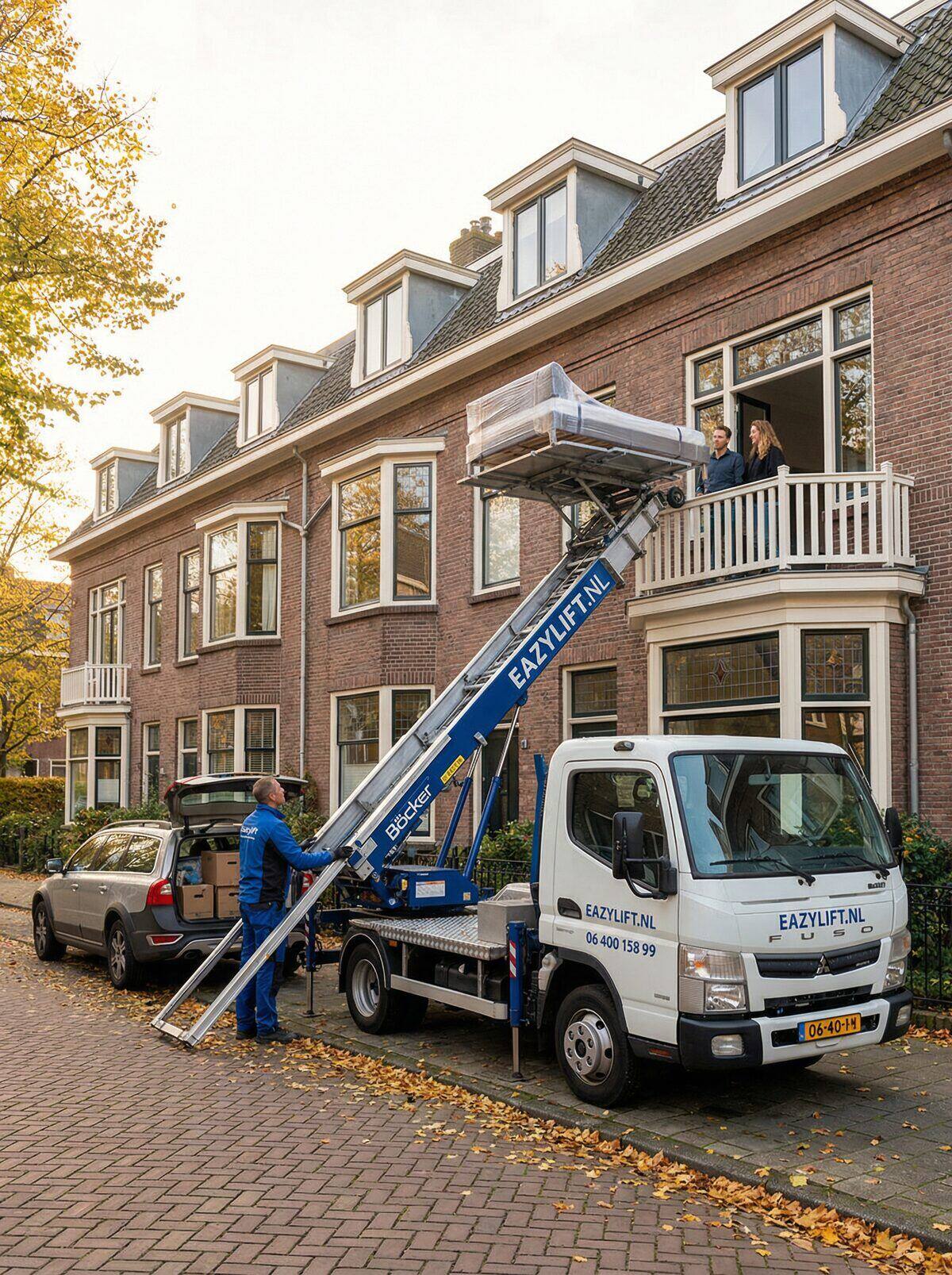 Verhuislift huren - 3 stappen proces bij Eazylift